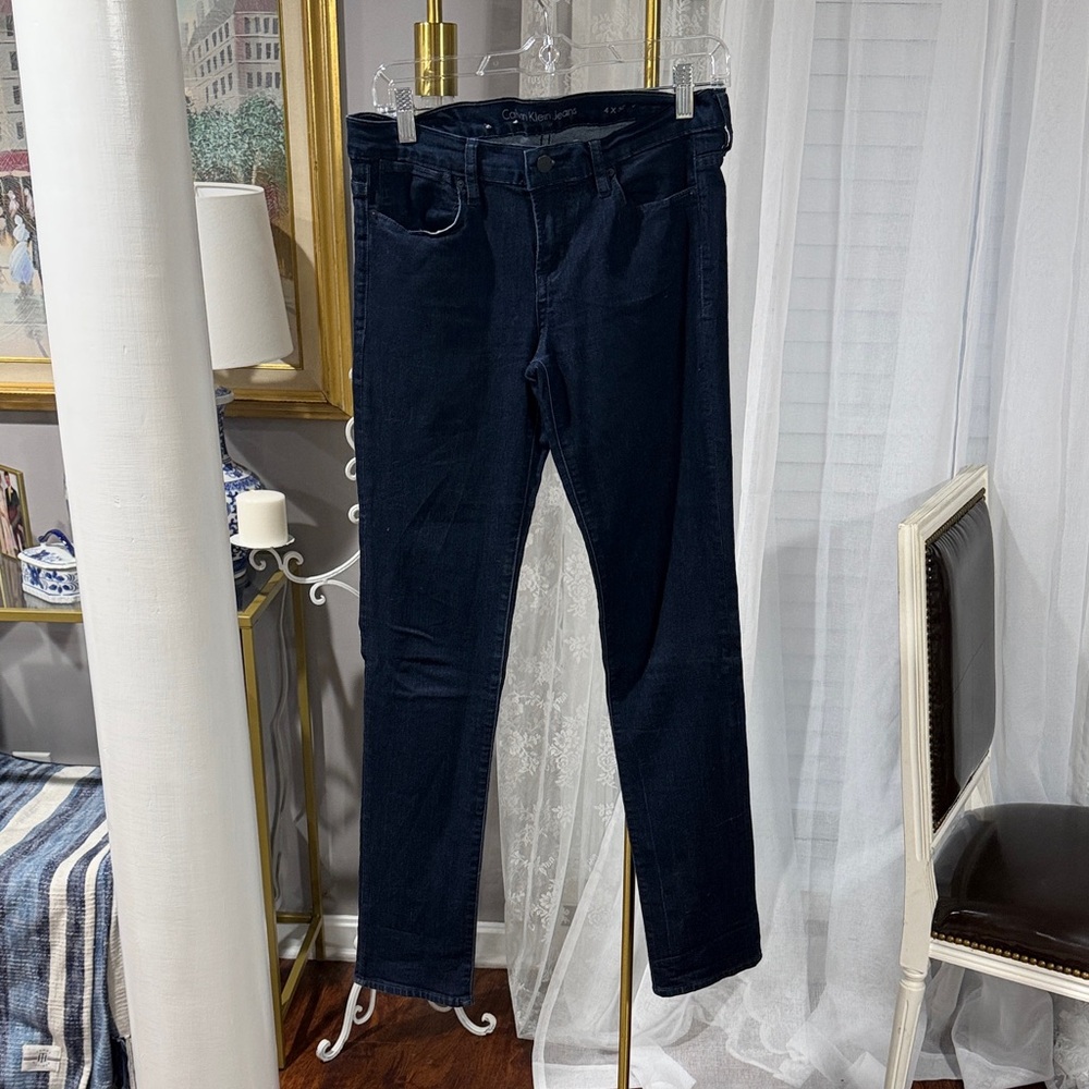 Calvin Klein Jeans Women's Dark Blue Straight Leg